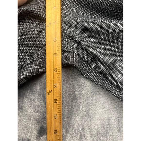 Lee Petite Relaxed Fit Straight Leg Mid Rise Plaid Pants Women 10 Petite - Picture 5 of 9